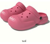 Zapatos con agujeros grandes para mujer en verano, nuevo estilo para uso en interiores y exteriores, parejas antideslizantes que pisan mierda, sandalias de suela gruesa para mujer