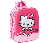 Mochila Guarderia 3D Hello Kitty 3D 22x27x10 Cm (Safta 622570011)