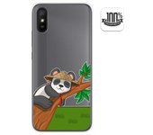 Tumundosmartphone Funda Gel Transparente para Xiaomi Redmi 9A / 9AT diseño Panda Dibujos
