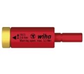 Wiha Adaptador de par de apriete easyTorque electric para slimBits y soporte slimVario® en blíster (41342)