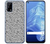 Tumundosmartphone Funda Gel Tpu para Realme 7 5G diseño Letras Dibujos