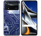 Funda Silicona para Xiaomi POCO X4 Pro 5G diseño Circuito Dibujos