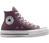 Zapatillas Moradas Converse Chuck Taylor All Star Lift Platform Duraderas De Lona