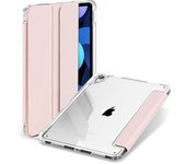 ZOYU for iPad Air 4/5th Gen Crystal Clear Back Case 2022, For iPad 10 10.9 Pro 11 12.9 inch 10.2 mini 6 with Pencil Holder Cover