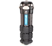 Trípode de carbono Leofoto LS-223C pequeño y bajo para cámaras de foto y video