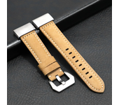 22mm 26mm Genuine Leather Watch Band For Garmin Fenix 6 6X Pro 5 5X Plus 3HR 26mm WatchBand Fenix6 Fenix5 Replacement Straps