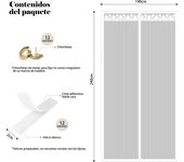 AYA MARKT Mosquitera Puerta Magnética, Cierre Automático con Imán, Cortina de Malla Antimosquitos,Instalación Fácil con Velcro Incluido