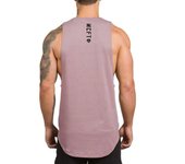 Verde Muscleguys - Ropa de Gimnasio de Algodón para Hombre - Camiseta Sin Mangas de Neumáticos para Bodybuilding - Chaleco Muscular - Camiseta de Entrenamiento