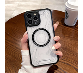 Magnetic wireless charging four corner anti drop Apple phone case for iPhone 12 13 14 15 Pro Plus Pro Max
