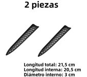 3.5/5/6/7/8 Inch Kitchen Knife Sheath Black Plastic Knife Covers Knife Blade Protector Cover Edge Guards Case Kitchen Accessorie
