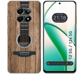 Tumundosmartphone Funda Silicona para Realme 12 5G / 12x 5G diseño Madera 11 Dibujos
