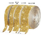 1 Yard Crystal Diamond Sticker Rhinestone Strip Sheet Self Self Adhesive Ribbon DIY Handmade Arts Crafts Car Phone Decoration