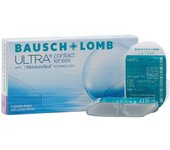 ULTRA BAUSCH + LOMB lentillas mensuales esféricas – 6 Unidades | Lentes de contacto | 8.5 BC | 14.20 DIA | Hidratación 16h | MoistureSeal | Alta Permeabilidad | Confort Prolongado