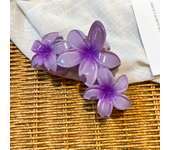 Dopamine Gradient Egg Flower Acrylic Shark Claws for Women Sweet Grab Shark Clips Ponytail Hair Clip for Girls Beach Vacation