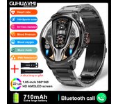 Reloj inteligente con seguimiento GPS para hombre, pulsera con Pantalla AMOLED Ultra HD de 2024 pulgadas, batería de 1,85 Mah, Bluetooth, llamadas, para Android e IOS, novedad de 710