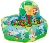 Parque con Canasta y 25 Bolas 76x100x110 (Molto 23733)