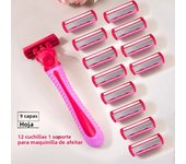 Razor for women 6-Layer blade leg hair underarm shaving knife 6-layer blades razor cross-border spot manual razor Leg shaver