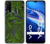Tumundosmartphone Funda Gel Transparente para Vivo Y20s / Y11s diseño Jungla Dibujos