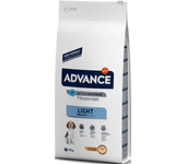 Advance Medium Light Chicken & Rice 12 Kg Comida Para Perros