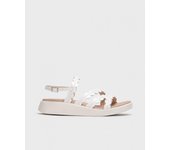 Sandalias Wonders Motril Blancas con Tira Ajustable
