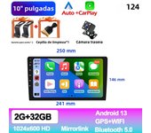 7"/9"/10"Android 13 2 Din Car Radio Car Screen android auto Carplay 64G GPS Car Audio WIFI BT IPS Automotive Multimedia Player