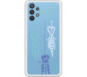 Funda compatible con Samsung Galaxy A32 - Atrapasuenos corazones