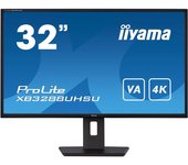 Monitor Iiyama XB3288UHSU-B5 32" Panel VA, 3840x2160 UHD, Regulable en Altura, Pivotante, FreeSync, Altavoces