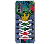 Funda Silicona Antigolpes para Motorola Moto G62 5G diseño Zapatillas 12 Dibujos