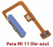 Fingerprint Sensor Flex Cable Replacement for Xiaomi Mi 11 Lite 4G/5G Power On Off Button Flex Cable
