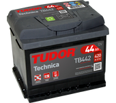 Batería  de coche Tudor TB442 Technica. 12V - 44Ah/420A (EN) Caja LB1