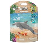 Playmobil 71051 Wiltopia - Delfín Carta de colección con Animales y código QR, a Partir de 4 años 23P71051