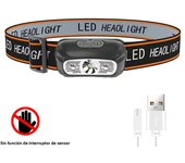 Mini LED Headlamp Built-in Battery USB Rechargeable Head Torch Outdoor Camping Fishing Head Flashlight Searchlight Headlight