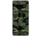 Tumundosmartphone FUNDA de GEL TPU para Samsung Galaxy S10 Plus diseño Camuflaje Dibujos