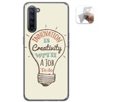 Tumundosmartphone Funda Gel Tpu para Oppo Find X2 Lite diseño Creativity Dibujos