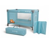 Cuna de Viaje 2 en 1 Mobiclinic Bolsa de Transporte Plegado ultracompacto Colchón extraíble Mofli hasta 15kg Tela Transpirable Entrada Lateral con Cremallera Parque bebé Ruedas