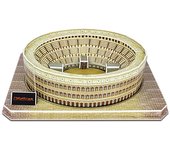 DAM. Puzle 3D de cartón del Coliseo en Roma. 38 piezas. 25x19x6cm.