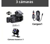 Wifi 3 Channel Dash Cam Cabin Lens Car Dvr 1080P Interior Camera Vehicle Recorder Video Registrator Dashcam Camcorder Black Box