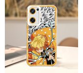 Anime Demon Slayer For OPPO A98 A94 A92 A78 A76 A74 A72 A58 A54 A55 A36 A15 Reno 7 6 5G Angel Eyes Transparent Phone Case