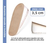 Invisible Height Increasing Shoe Insoles Quality Gel Insole for Feet Silicone Shoe Pads Shock Absorbing Shoe Sole 1Pair