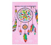 HOGUITA-Toalla de Playa Grande de Algodón 100x180cm, Toalla de Secado Rápido sin Arena, Ligera y Absorbente para Playa, Piscina, Viajes, Gimnasio – Toalla Playera Extra Grande