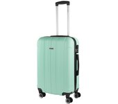 Itaca - Maletas De Viaje Medianas - Maleta Mediana 4 Ruedas - Maletas Medianas De Material ABS. Maletas Viaje Ligeras - Maleta De Viaje  Rígida Candado De Combinacion 771160