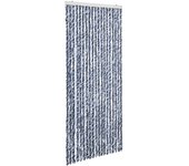 vidaXL Cortina Mosquitera Chenilla 56x200 cm Extraíble Puerto Color Azul,  Beige,  beige y marrón claro y mas