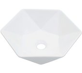 Fregadero 41x36,5x12 cm Cerámica Blanco