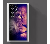 Case for Samsung Galaxy S24 Ultra S25 Plus S23 5G S22 FE S21 S20 S25+ S24+ S23+ Silicone Funda Phone Cover Lion Alpha Male