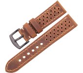 Genuine Leather Watchband 20 22 24mm For Samsung Galaxy Watch 3 4 Strap Cowhide Vintage Breathable Bracelet