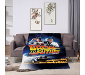 Double Bed Blankets and Classic Movie Back To The Future Picnic Blanket Bedspreads and Coverlets Throw Blankets & Throws Cobija