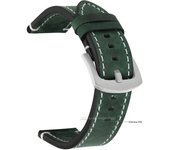 18 24 20mm 22mm Leather Strap for Samsung Galaxy Watch 7/6/5/4 40 44mm Vintage Bracelet for Xiaomi for Redmi Watch 3 Lite/Active