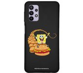 Carcasa para Samsung Galaxy A32 5G Negro con un diseño de Bob Esponja Burgers