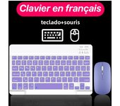 CASEPOKE Mini Bluetooth Keyboard and Mouse for iPad iPhone Accessories Wireless Keyboard For iOS Android Windows Tablet Phone