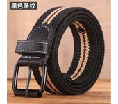 Porous canvas belt for men, lengthened and thickened casual pants belt, student youth trend,  jeans belt, women